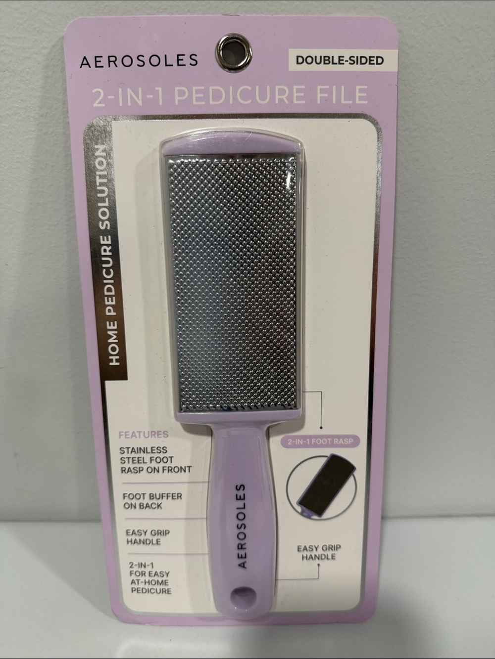AEROSOLES Lavender Double Sided Pedicure File